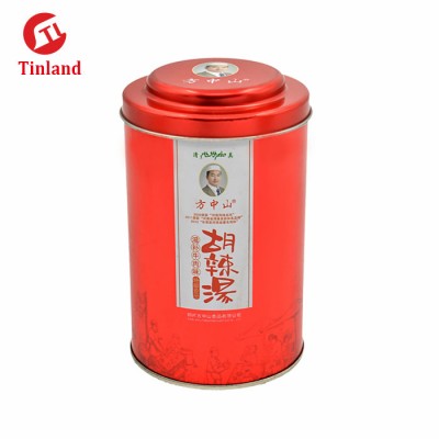 Metal Tea Jar Aluminum Body Oem Customized Logo Item  Color Printing