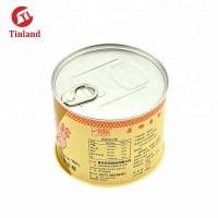 2020 Promotional High Quality Mental Seal Easy Pull Open Lid Tin Can