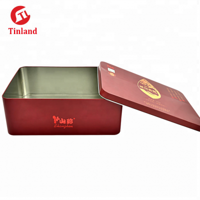 hot sale rectangular decorative Chocolate,/gift/biscuit tin box